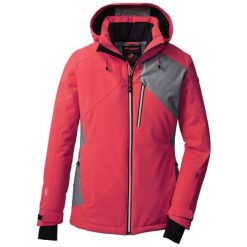 Kurtka damska Killtec 38605 KSW 7 WMN SKI JCKT. Czerwone kurtki narciarskie Killtec, na jesień, l, bez wzorów, z materiału, z kapturem, narciarskie. Za 699.90 zł.
