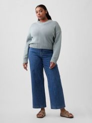 GAP Dżinsy - Comfort fit - w kolorze niebieskim rozmiar: W27. Niebieskie jeansy GAP, bez wzorów, klasyczne, z podwyższonym stanem. Za 89.47 zł.