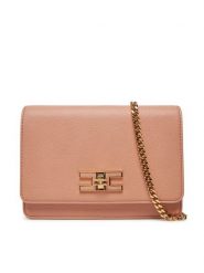Elisabetta Franchi Torebka BS-11A-51E2-V280 Różowy. Czerwone kopertówki Elisabetta Franchi, bez wzorów, ze skóry, wizytowe, bez dodatków. Za 999.99 zł.