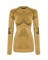 Koszulka damska X-BIONIC RADIACTOR 4.0. Żółte t-shirty sportowe X BIONIC, l, bez wzorów, z materiału, bez ramiączek, na fitness i siłownię. Za 739.99 zł.