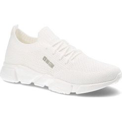 Białe Sneakersy Big Star Damskie Buty Sportowe. Białe buty sportowe lifestyle BIG STAR, na wiosnę, bez wzorów, z materiału, bez zapięcia. Za 189.00 zł.