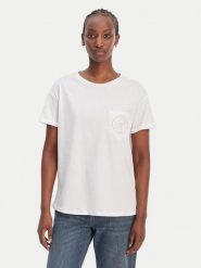 Liu Jo T-Shirt WA6372 JS923 Biały Regular Fit. Białe t-shirty Liu Jo, xl, bez wzorów, z bawełny, bez kołnierzyka, bez ramiączek. Za 299.99 zł.