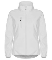 Clique Classic Softshell Kurtka Damska z recyklingowanego poliestru. Białe kurtki CLIQUE, xs, bez wzorów, z poliesteru, bez kaptura. Za 265.87 zł.