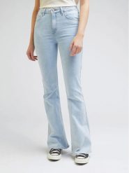 Lee Jeansy Breese L32YGUB44 112330579 Błękitny Flare Fit. Niebieskie jeansy Lee, l, bez wzorów, z bawełny. Za 149.99 zł.