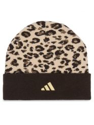Adidas Czapka Leo Graphic Beanie KR1731 Beżowy. Brązowe czapki zimowe adidas, bez wzorów, z poliakrylu. Za 89.99 zł.