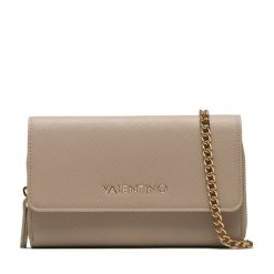 Torebka Valentino. Brązowe kopertówki Valentino, bez wzorów, wizytowe, bez dodatków. Za 379.99 zł.