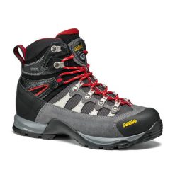 Buty GORE-TEX damskie Asolo Stynger GTX. Szare buty trekkingowe Asolo, z gore-texu, bez zapięcia. Za 823.99 zł.