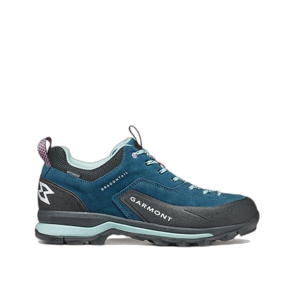 Damskie buty trekkingowe Garmont Dragontail WP. Niebieskie buty trekkingowe Garmont, bez wzorów, ze skóry, bez zapięcia, trekkingowe. Za 500.49 zł.