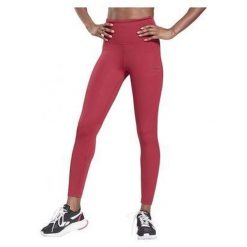 Legginsy Reebok TS Lux Perform Perf, Kobiety. Czerwone legginsy Reebok, bez wzorów, z nylonu, sportowe. Za 290.00 zł.