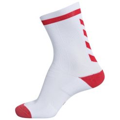 Skarpety sportowe dla dorosłych Hummel Elite Indoor Sock Low. Czerwone skarpetki Hummel, bez wzorów, do piłki ręcznej. Za 40.00 zł.