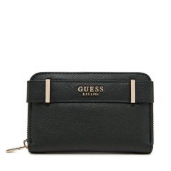Duży Portfel Damski Guess. Czarne portfele Guess, z aplikacjami. Za 219.99 zł.