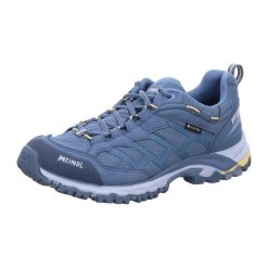 Buty turystyczne damskie Meindl Caribe Lady z membraną Gore - Tex. Niebieskie buty trekkingowe MEINDL, z gore-texu, bez zapięcia. Za 724.65 zł.