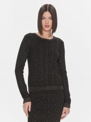 Liu Jo Sweter MF3431 MA49I Czarny Regular Fit. Czarne swetry Liu Jo, s, bez wzorów, z wiskozy, bez ramiączek. Za 409.99 zł.