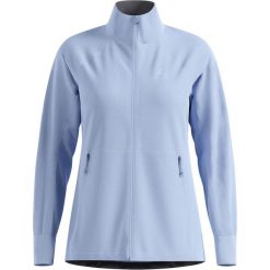 Kurtka przeciwwiatrowa Odlo Jacket ESSENTIAL WARM. Niebieskie kurtki ODLO, bez wzorów, sportowe, bez kaptura. Za 539.99 zł.