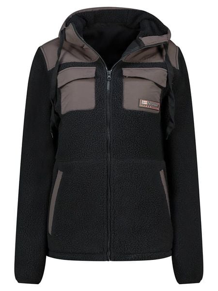 Geographical Norway Kurtka polarowa "Toulouse" w kolorze antracytowo-czarnym rozmiar: S. Czarne kurtki Geographical Norway, s, bez wzorów, z polaru, bez kaptura. Za 170.47 zł.