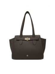 Aigner Torebka Farah M 137412 Brązowy. Brązowe torebki klasyczne Aigner, bez wzorów, ze skóry, bez dodatków. Za 3,159.00 zł.