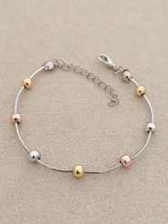 Luja Bijoux Pozłacana bransoletka rozmiar: onesize. Szare bransoletki Luja Bijoux, pozłacane. Za 56.66 zł.