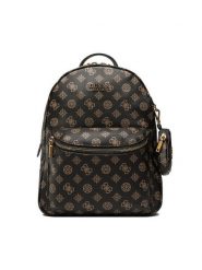 Guess Plecak House Party (PB) HWPB86 86330 Brązowy. Brązowe plecaki Guess, z aplikacjami, ze skóry, bez dodatków. Za 619.99 zł.