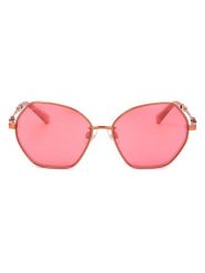 Swarovski Damskie okulary przeciwsłoneczne w kolorze różowym rozmiar: 56. Różowe okulary przeciwsłoneczne Swarovski, bez wzorów, z tworzywa sztucznego, metalowe. Za 219.95 zł.