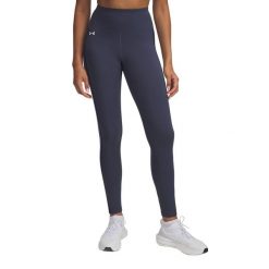 Legginsy damskie Under Armour Motion Piped. Szare legginsy Under Armour, bez wzorów, sportowe. Za 149.99 zł.