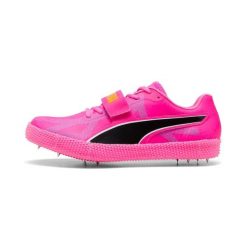 Buty sportowe Puma High Jump Nitro. Czerwone buty treningowe Puma, bez wzorów, bez zapięcia. Za 584.50 zł.