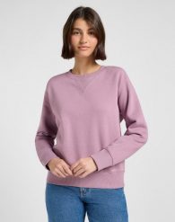 DAMSKA BLUZA LEE RAGLAN CREW SWS PLUMBERRY 112371294. Bluzy Lee, l, bez wzorów, bez ramiączek, bez kaptura. Za 199.99 zł.