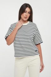 T-shirt damski w paski Tricia JOOP!. T-shirty Joop!, s, bez wzorów, bez kołnierzyka, bez ramiączek. Za 579.00 zł.