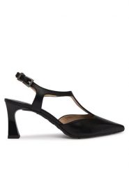 Hispanitas Czółenka HV264756 C007 Czarny. Czarne czółenka Hispanitas, bez wzorów, z materiału, bez obcasa, bez zapięcia. Za 619.99 zł.