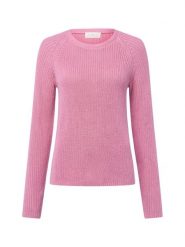 Fynch-Hatton Sweter damski z dzianiny Kobiety Bawełna wyrazisty róż jednolity, XL. Czerwone swetry Fynch-Hatton, na zimę, xl, bez wzorów, z bawełny, bez ramiączek. Za 399.95 zł.