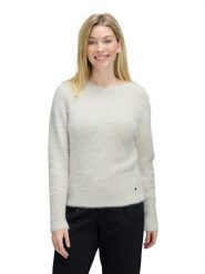 BETTY & CO Sweter w kolorze kremowym rozmiar: 40. Brązowe swetry Betty & Co, bez wzorów, bez ramiączek. Za 164.95 zł.