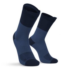 Skarpety za kostkę do biegania w terenie Trekking Siroko Pindos Blue. Niebieskie skarpetki SIROKO, bez wzorów, z materiału. Za 42.00 zł.