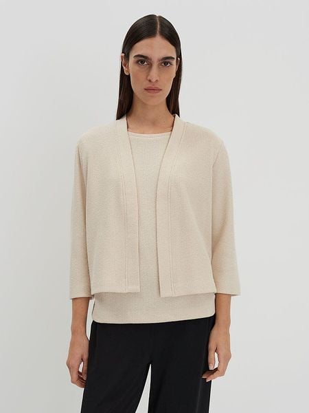 Someday Kardigan w kolorze beżowym rozmiar: 36. Brązowe swetry someday., bez wzorów, bez ramiączek. Za 167.28 zł.