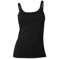 Top damski Fila czarny S. Czarne topy Fila, s, bez wzorów, z bawełny, bez kołnierzyka, bez ramiączek. Za 144.99 zł.