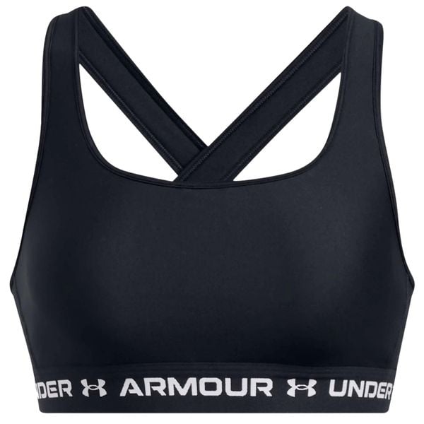 Top Under Armour Crossback Mid Biustonosz Damskie. Czarne topy sportowe Under Armour, s, bez wzorów. Za 204.50 zł.