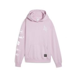 Bluza damska z kapturem Puma x Sophia Chang Graphic. Fioletowe bluzy Puma, m, bez wzorów, casualowe, bez ramiączek, z kapturem. Za 490.00 zł.