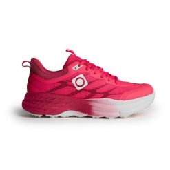 Uniseksowe, wielofunkcyjne buty techniczne DINUBA z 4-milimetrową przyczepnością. Czerwone buty trekkingowe IZAS, bez zapięcia. W wyprzedaży za 269.52 zł.