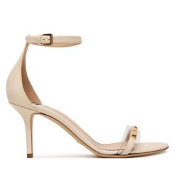 Sandały Elisabetta Franchi. Sandały Elisabetta Franchi, bez wzorów, bez obcasa, na szpilce, bez zapięcia. Za 2,729.00 zł.