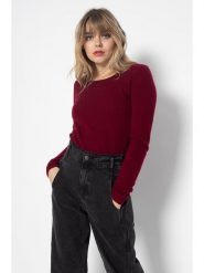 Perfect Cashmere Kaszmirowy sweter "Oprah" w kolorze bordowym rozmiar: M. Czerwone swetry Perfect Cashmere, m, bez wzorów, z kaszmiru, bez ramiączek. Za 291.93 zł.