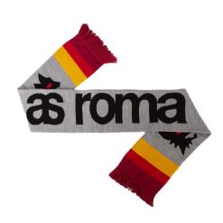 Szalik retro dla dorosłychi AS Roma. Szare szaliki i kominy COPA FOOTBALL, bez wzorów, retro. Za 110.89 zł.