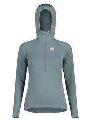 Maloja Koszulka funkcyjna "BokaM." w kolorze zielonym rozmiar: L. Szare t-shirty sportowe Maloja, l, bez wzorów, bez ramiączek, outdoorowe. Za 281.10 zł.