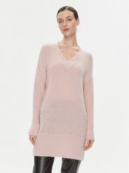 Marella Sweter Nimbe 2339460739200 Różowy Regular Fit. Czerwone swetry Marella, m, bez wzorów, z syntetyku, bez ramiączek. Za 519.99 zł.