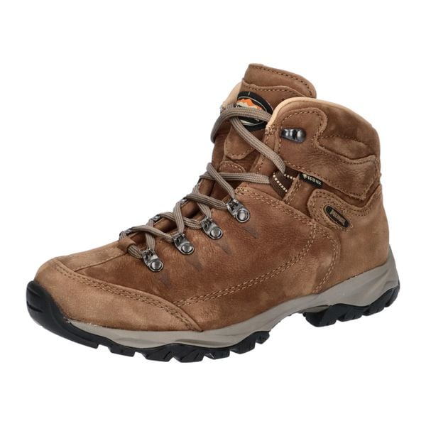 Buty turystyczne damskie Meindl Ohio Lady 2 z membraną Gore - Tex. Brązowe buty trekkingowe MEINDL, bez wzorów, z gore-texu, bez zapięcia, trekkingowe, gore-tex. Za 911.99 zł.