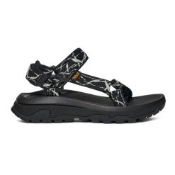 Sandały damskie Teva Hurricane XLT3. Czarne sandały Teva, bez wzorów, z gumy, bez obcasa, na obcasie, bez zapięcia. Za 255.60 zł.