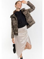 Northwood Kurtka zimowa "Daisy" w kolorze khaki rozmiar: M. Brązowe kurtki Northwood, na zimę, m, bez wzorów, z puchu, bez kaptura. Za 172.78 zł.