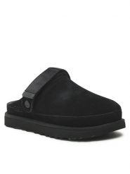 Ugg Klapki W Goldenstar Clog 1138252 Czarny. Czarne klapki UGG, bez wzorów, ze skóry, bez obcasa, bez zapięcia. Za 589.99 zł.