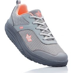 Sneakersy Lico bonprix szaro-łososiowy jasnoróżowy. Buty sportowe lifestyle marki bonprix. Za 99.99 zł.