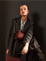 Sweter polo z domieszką wełny - szary. Szare swetry Sinsay, l, bez wzorów, z wełny, bez ramiączek. Za 59.99 zł.