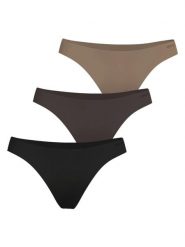 Bjorn_borg INVISIBLE THONG 3p - stringi niewidoczne z przetworzonego poliamidu. Stringi Björn Borg, bez wzorów, z poliamidu. Za 241.50 zł.