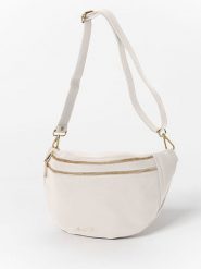 Anna Morellini Skórzana saszetka "Lorenza" w kolorze beżowym - 36 x 22,5 x 12 cm rozmiar: onesize. Brązowe nerki i saszetki Anna Morellini, bez wzorów, z materiału, sportowe, bez dodatków. Za 295.99 zł.