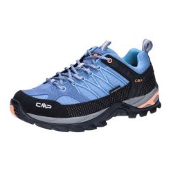 Buty trekkingowe damskie CMP Rigel Low wodoodporne. Szare buty trekkingowe CMP, bez wzorów, z gumy, bez zapięcia, narciarskie. Za 349.00 zł.